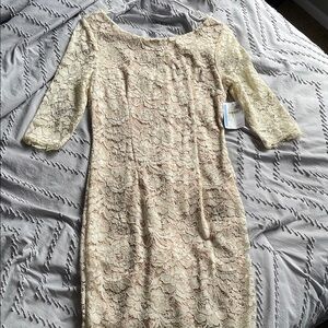 Cream Lace Dress